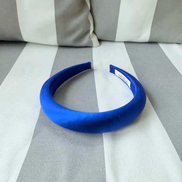 💫RARE!💫 Jennifer Behr, Royal Blue, Tori Satin, Headband! - Picture 5 of 10